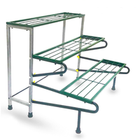 Three-Step Plant Stand – Anti-Rust Iron Indoor & Outdoor Pot Stand for Medium-Sized Plants