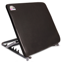 Pipe Frame Adjustable Bed Backrest –  60×60 cm, 1-Inch Cushion, 4-Level Adjustable, Grey