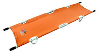 Aluminium Hospital & Medical Patient Stretcher – Double Folded, Portable Emergency Stretcher, Orange, 159 kg Capacity