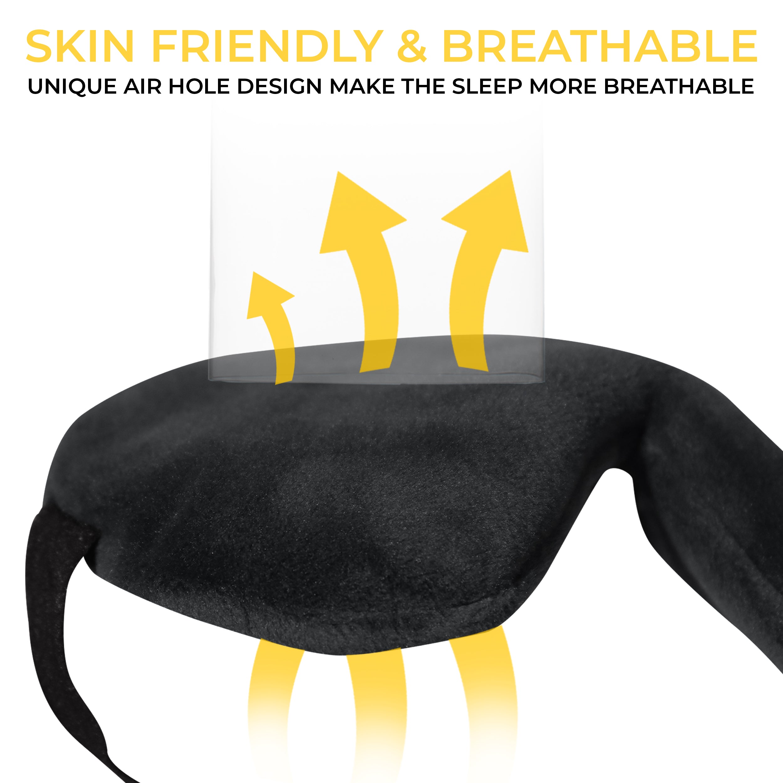 Adjustable Sleeping Eye Mask – Comfortable for Men, Women & Kids